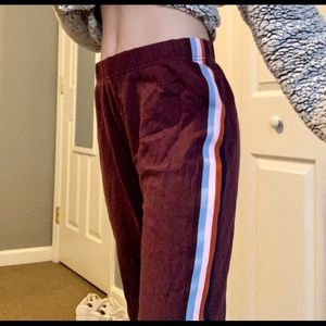 maroon target sweatpants